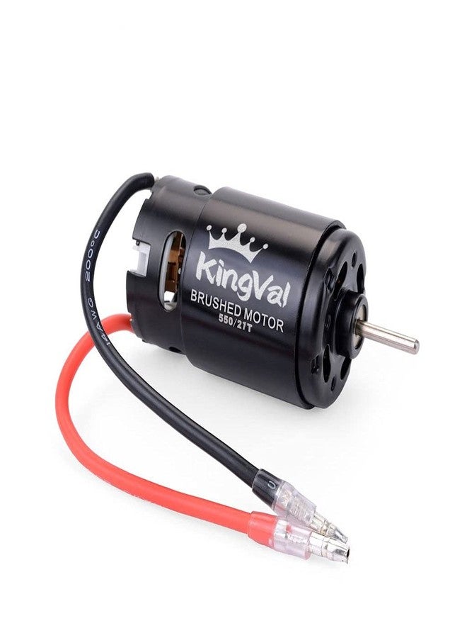 KingVal 550 3-Slot Brushed Motor 21T for 1/10 RC Crawler Traxxas HSP Kyosho HPI Wltoys Off-Road Climbing RC Controlled Toys Car Accessories - Image 1